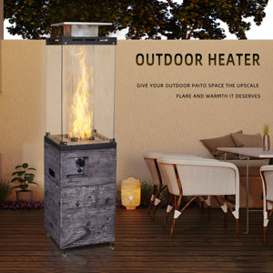 41000 BTU Outdoor Heater With Wheels Hiland AZ Propane Patio
